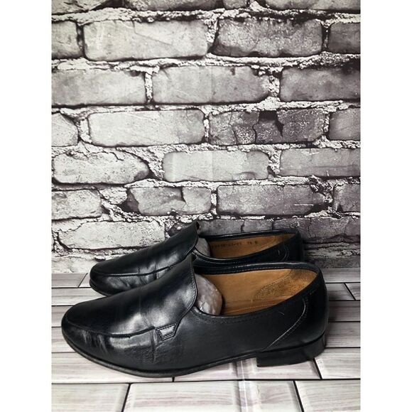 Allen Edmonds Black Leather Slip On Loafers Dress Shoes Men Sz 10D US/43EU - Picture 13 of 16